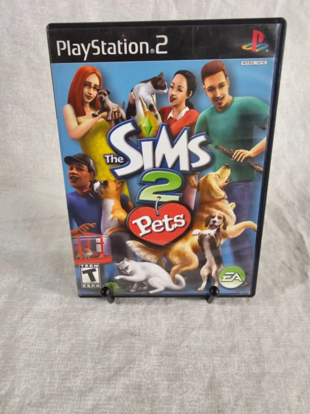 The Sims 2 Pets PS2 PlayStation 2 2005 Complete W/ Manual CIB Disc Good Tested